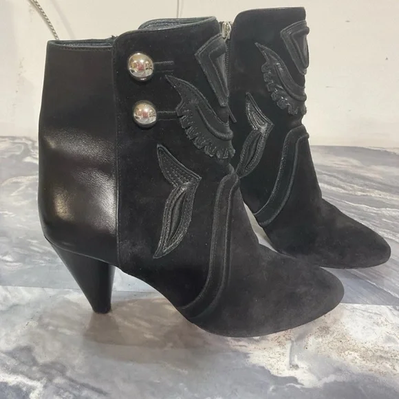 Isabel Marant Leather & Ankle Boots Size 37 - Picture 16 of 16